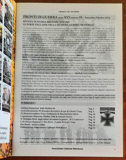 Fronti di Guerra. Rivista di Storia Militare 1939-1945 - Numero 95 Settembre/Ottobre 2024