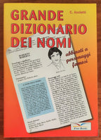 Grande dizionario dei nomi abbinati a personaggi famosi