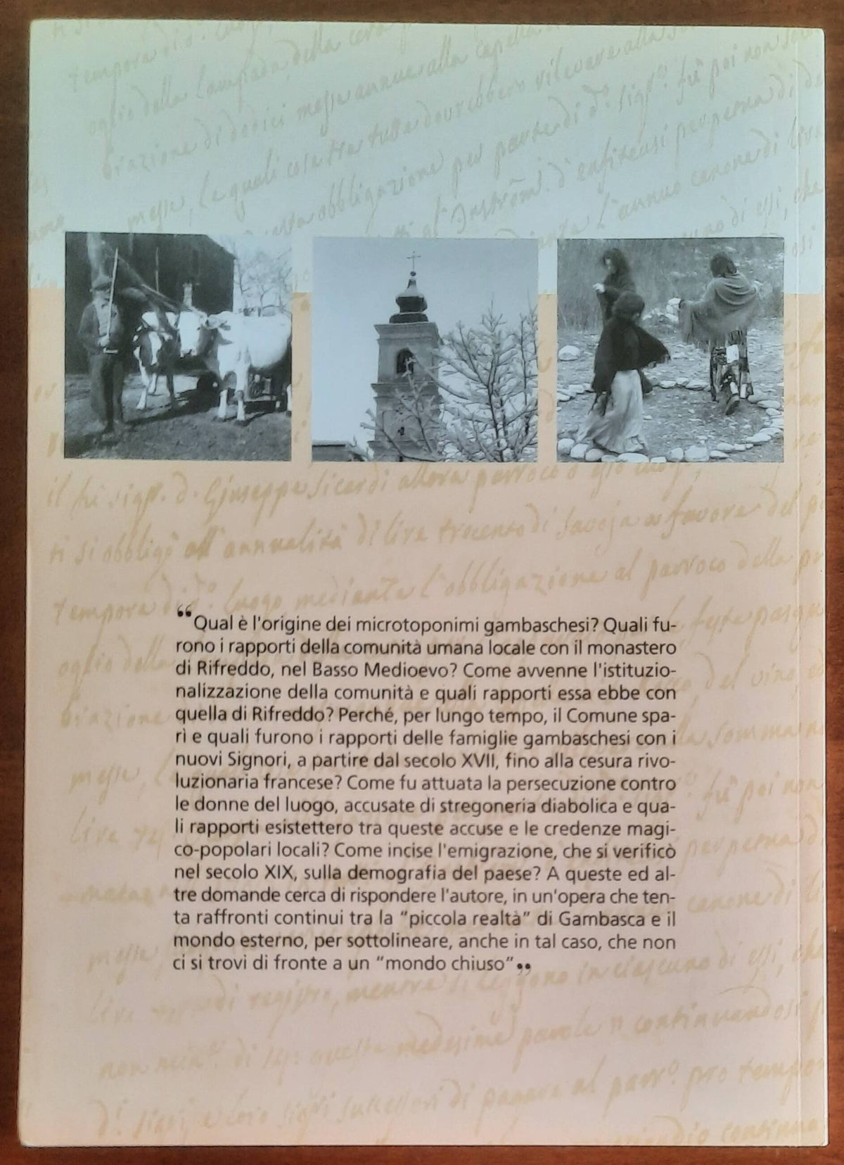 Gambasca, microstoria del paese delle «masche». Indagine su un comune della media Valle Po