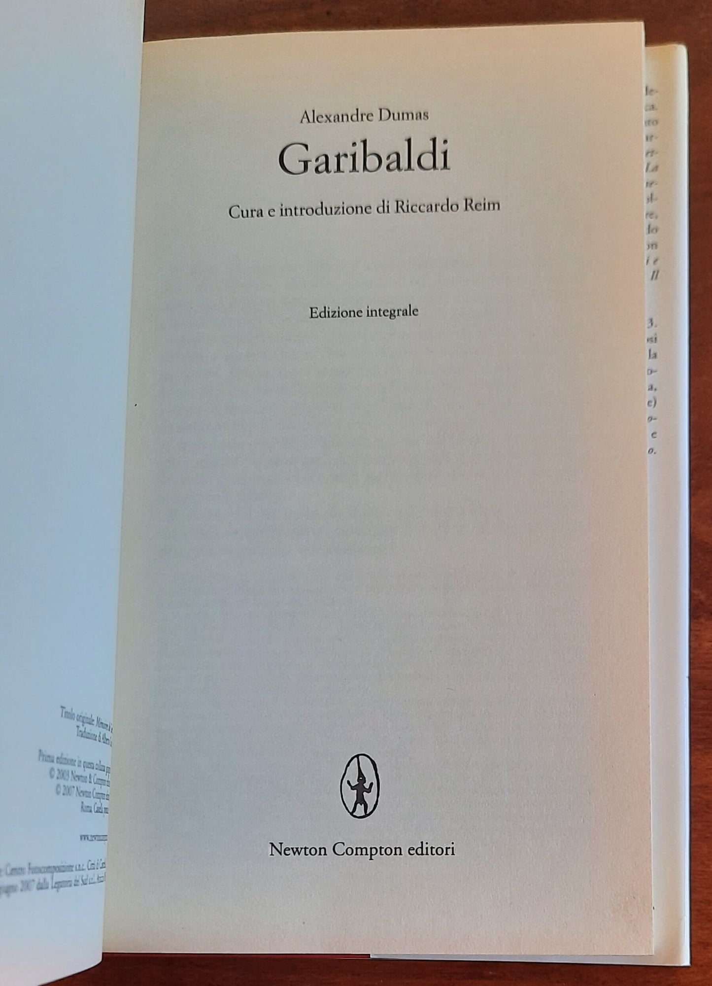 Garibaldi - di Alexandre Dumas - Newton Compton