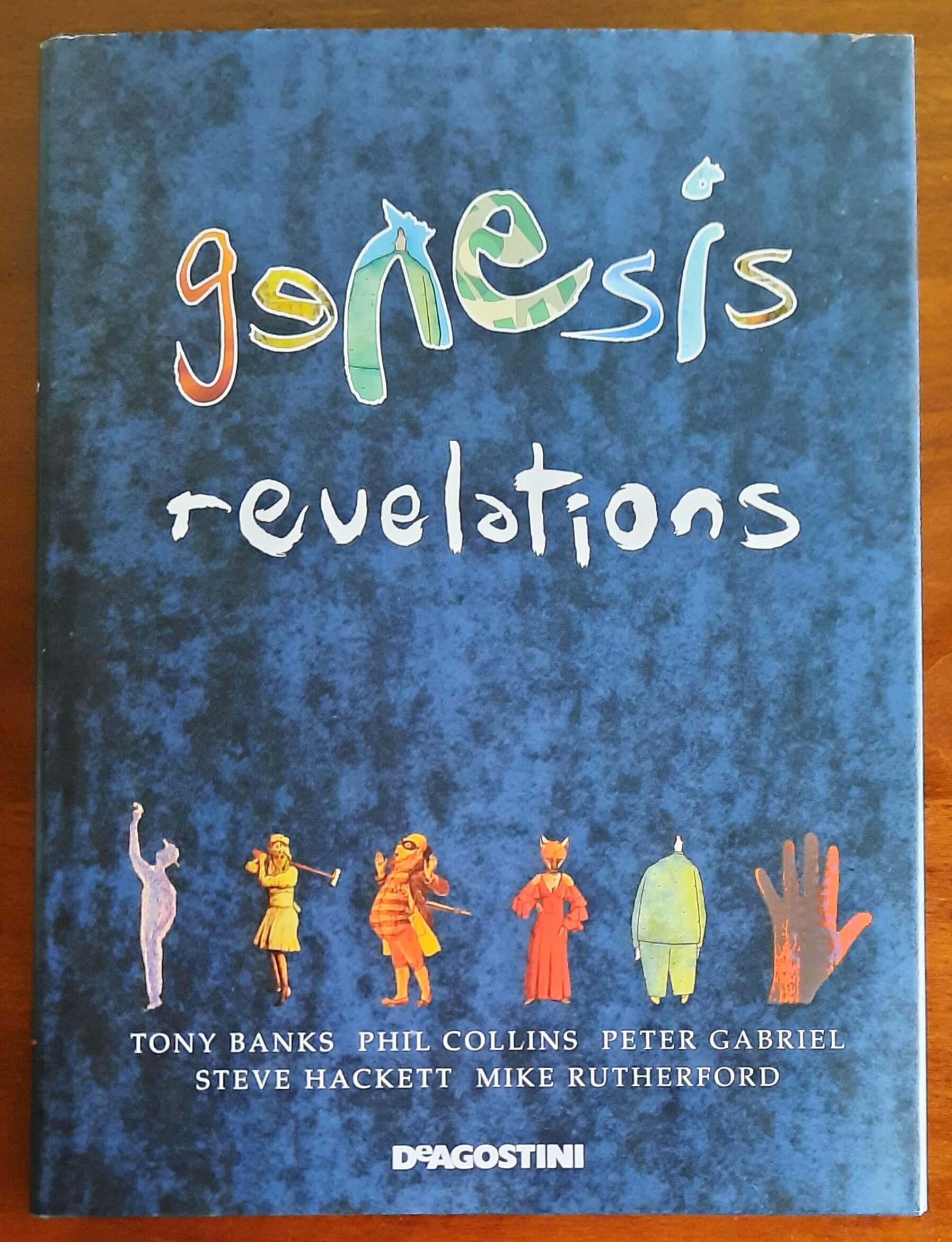 Genesis revelations. Tony Banks, Phil Collins, Peter Gabriel, Steve Hackett, Mike Rutherford