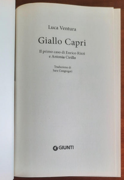 Giallo Capri. Il primo caso di Enrico Rizzi e Antonia Cirillo