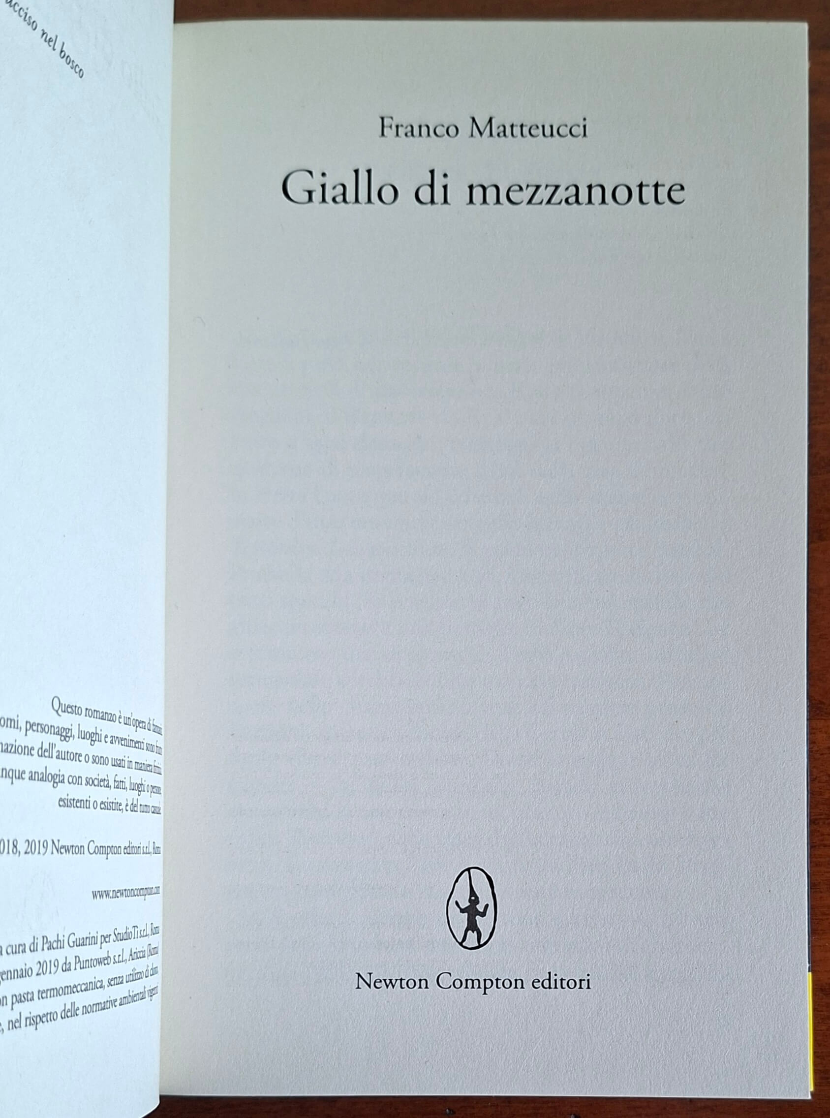 Giallo di mezzanotte. Le indagini dell'ispettore Santoni