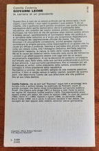 Giovanni Leone. La carriera di un presidente