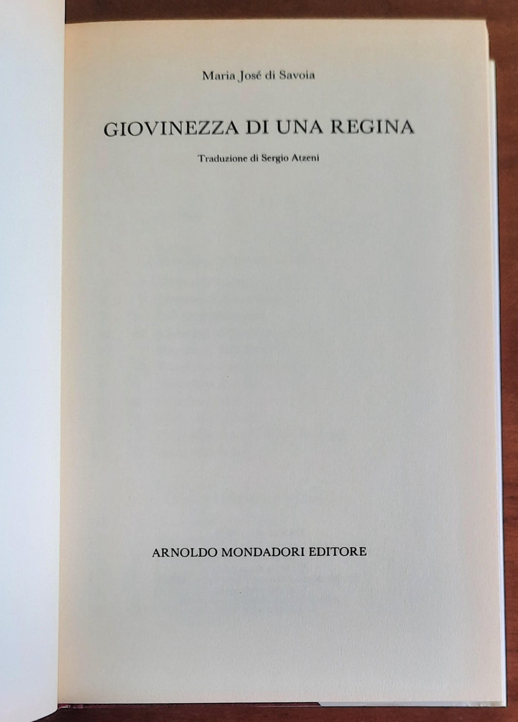Giovinezza di una regina - di Maria Josè Di Savoia