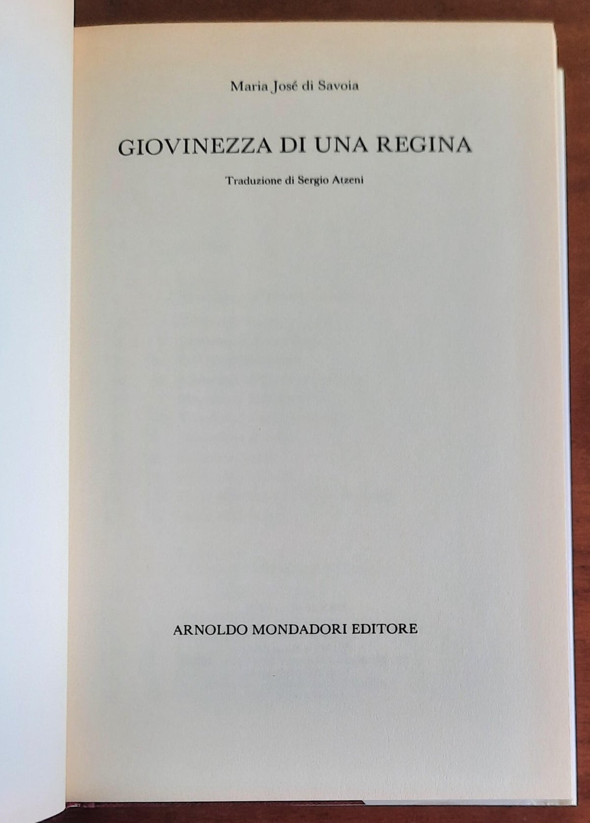 Giovinezza di una regina - di Maria Josè Di Savoia