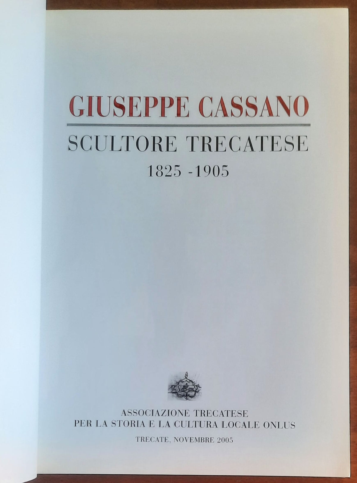 Giuseppe Cassano scultore trecatese 1825-1905
