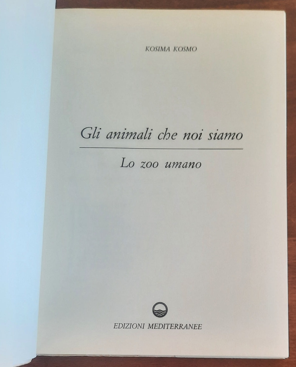 Gli animali che noi siamo. Lo zoo umano