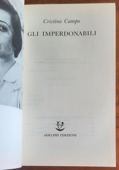 Gli imperdonabili - di Cristina Campo - Adelphi