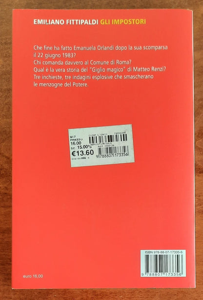 Gli impostori. Inchiesta sul potere - di Emiliano Fittipaldi