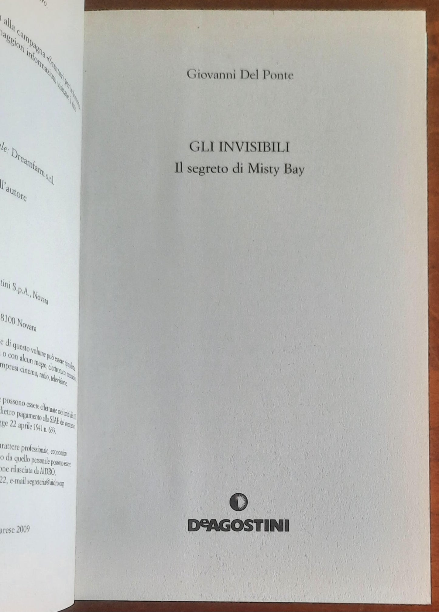 Gli invisibili. Il segreto di Misty Bay - De Agostini