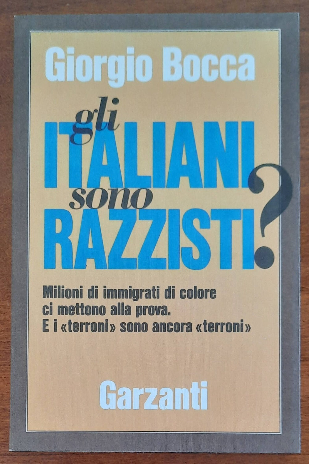 Gli italiani sono razzisti? - Garzanti - Libreria Biellese