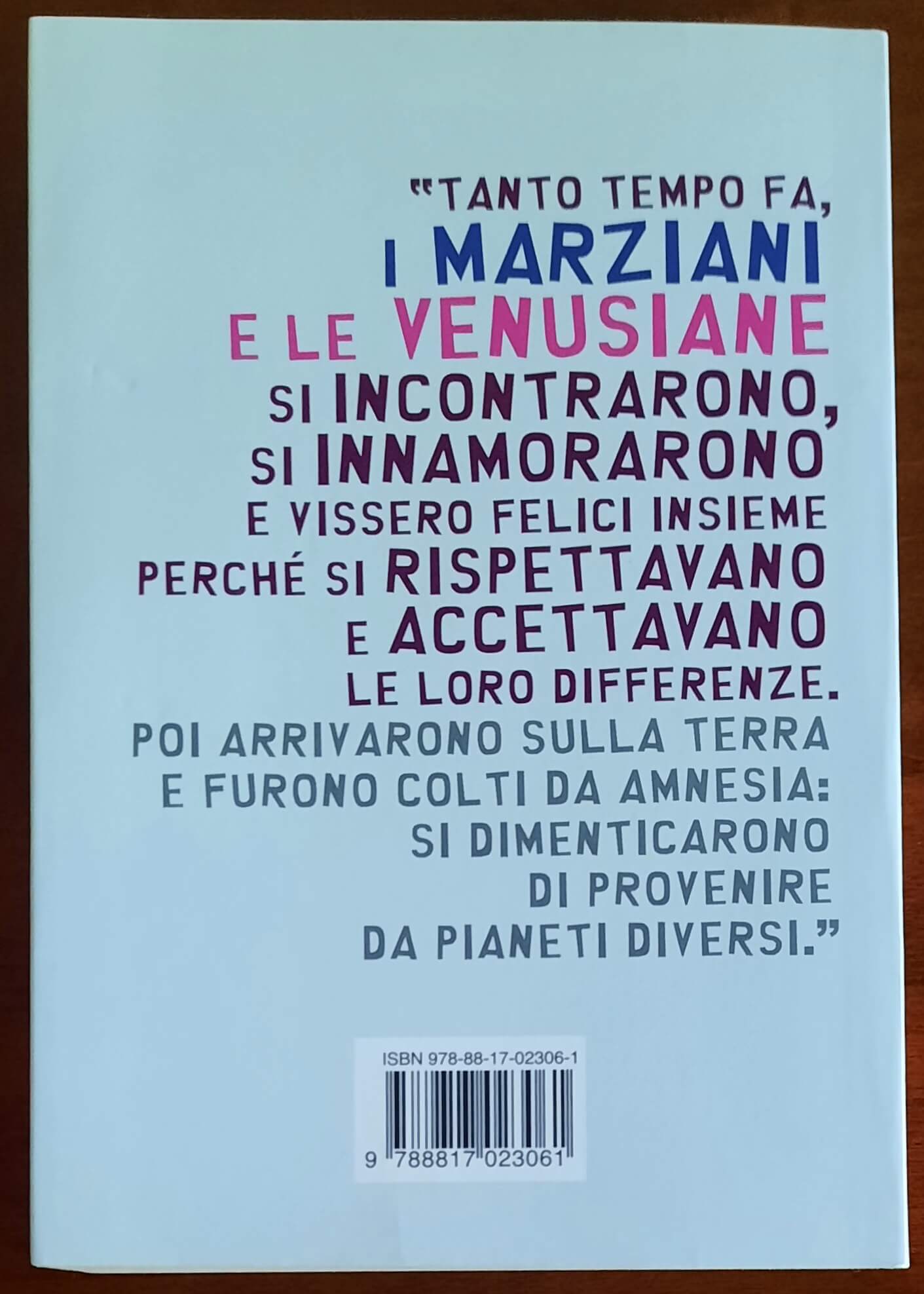 Gli uomini vengono da Marte, le donne da Venere