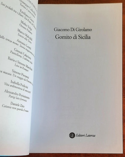 Gomito di Sicilia - di Giacomo Di Girolamo - Editori Laterza