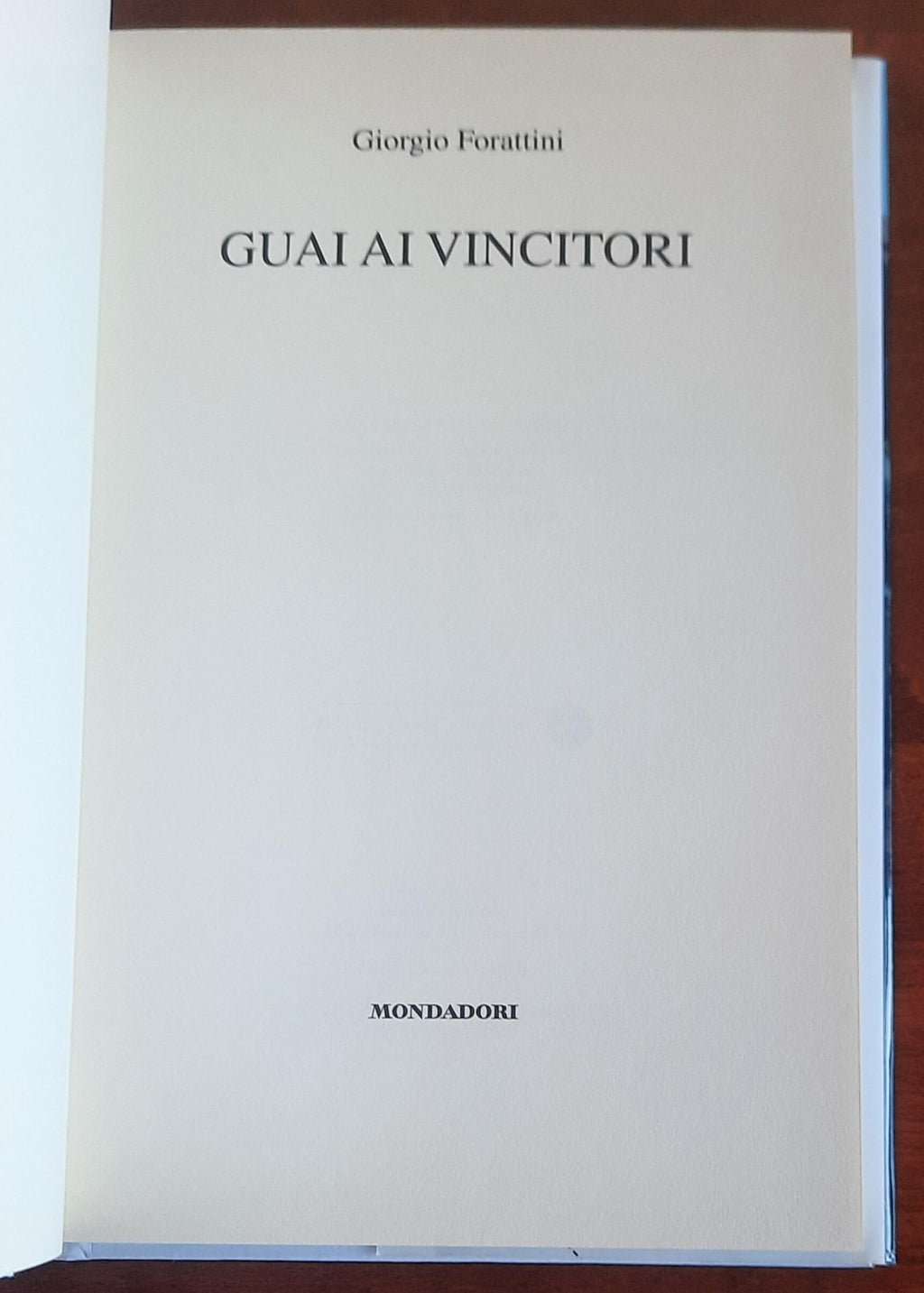 Guai ai vincitori
