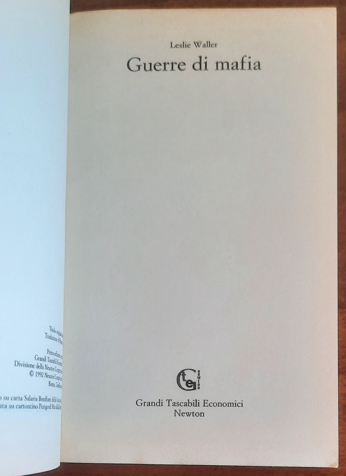 Guerre di mafia - di Leslie Waller