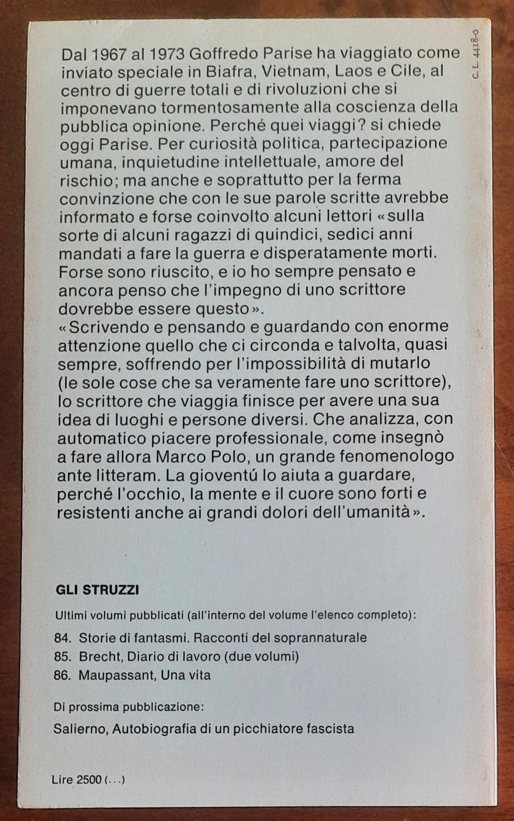 Guerre politiche. Vietnam, Biafra, Laos, Cile - Einaudi