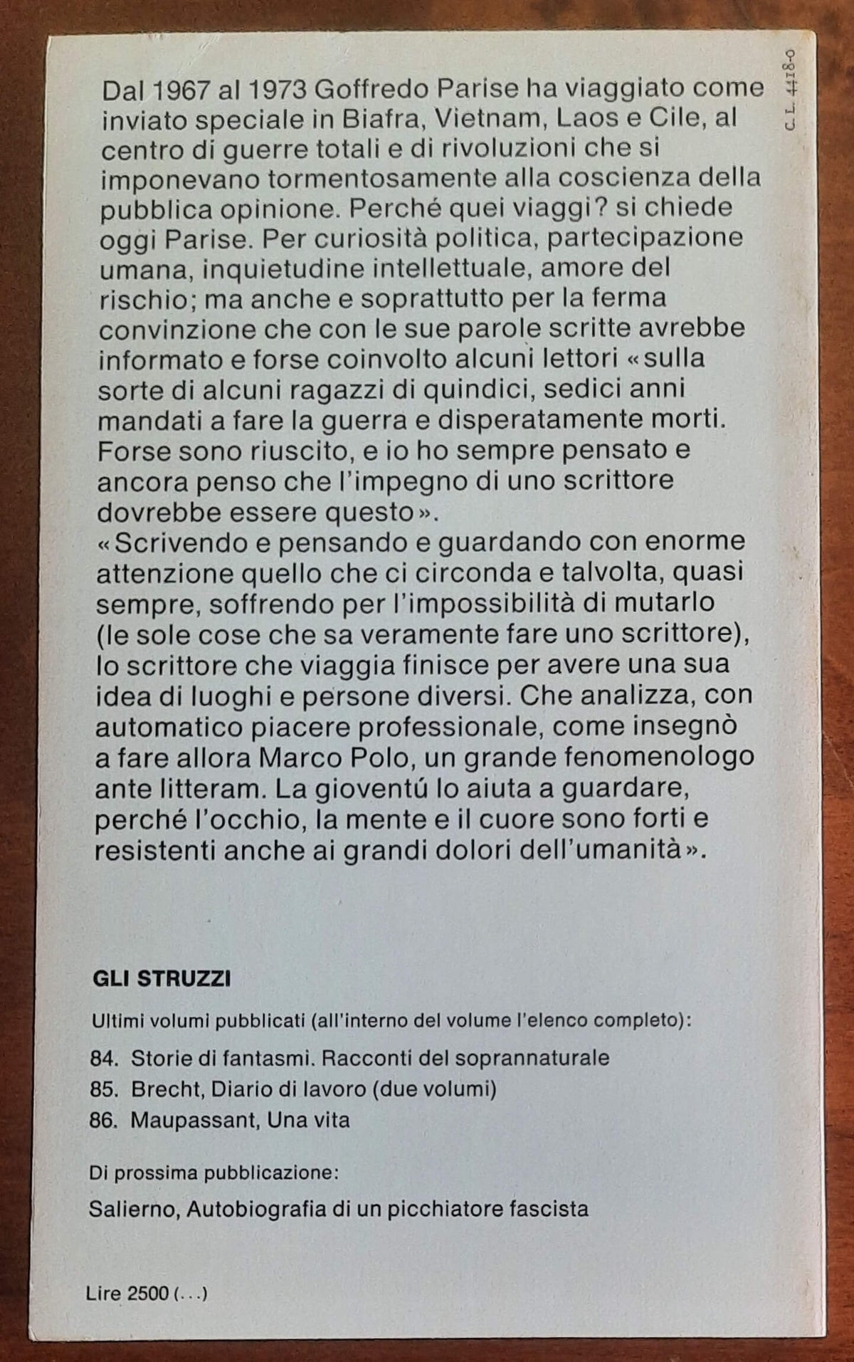 Guerre politiche. Vietnam, Biafra, Laos, Cile - Einaudi