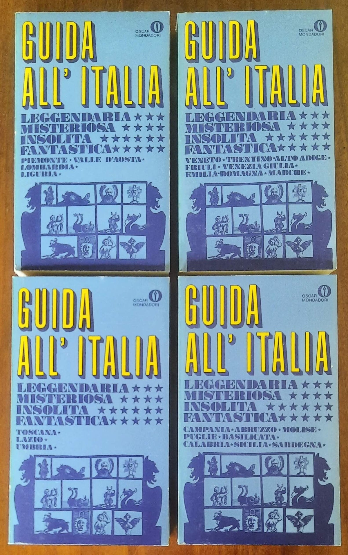 Guida all’Italia leggendaria, misteriosa, insolita, fantastica - 4 vol.
