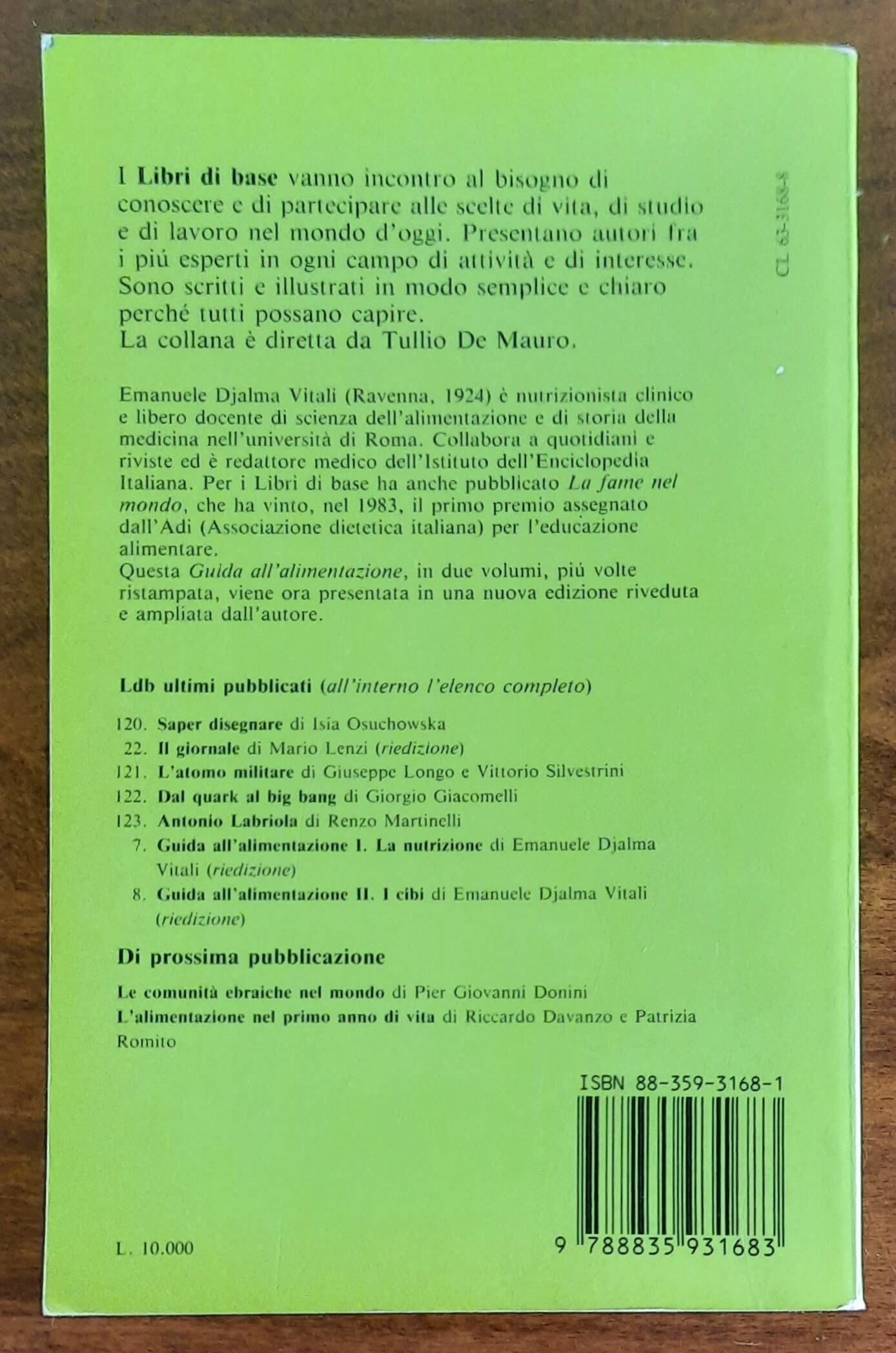 Guida all’alimentazione. La nutrizione. Come funziona la macchina vivente