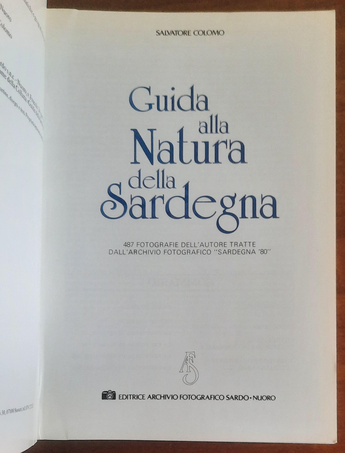 Guida alla Natura della Sardegna - Salvatore Colomo