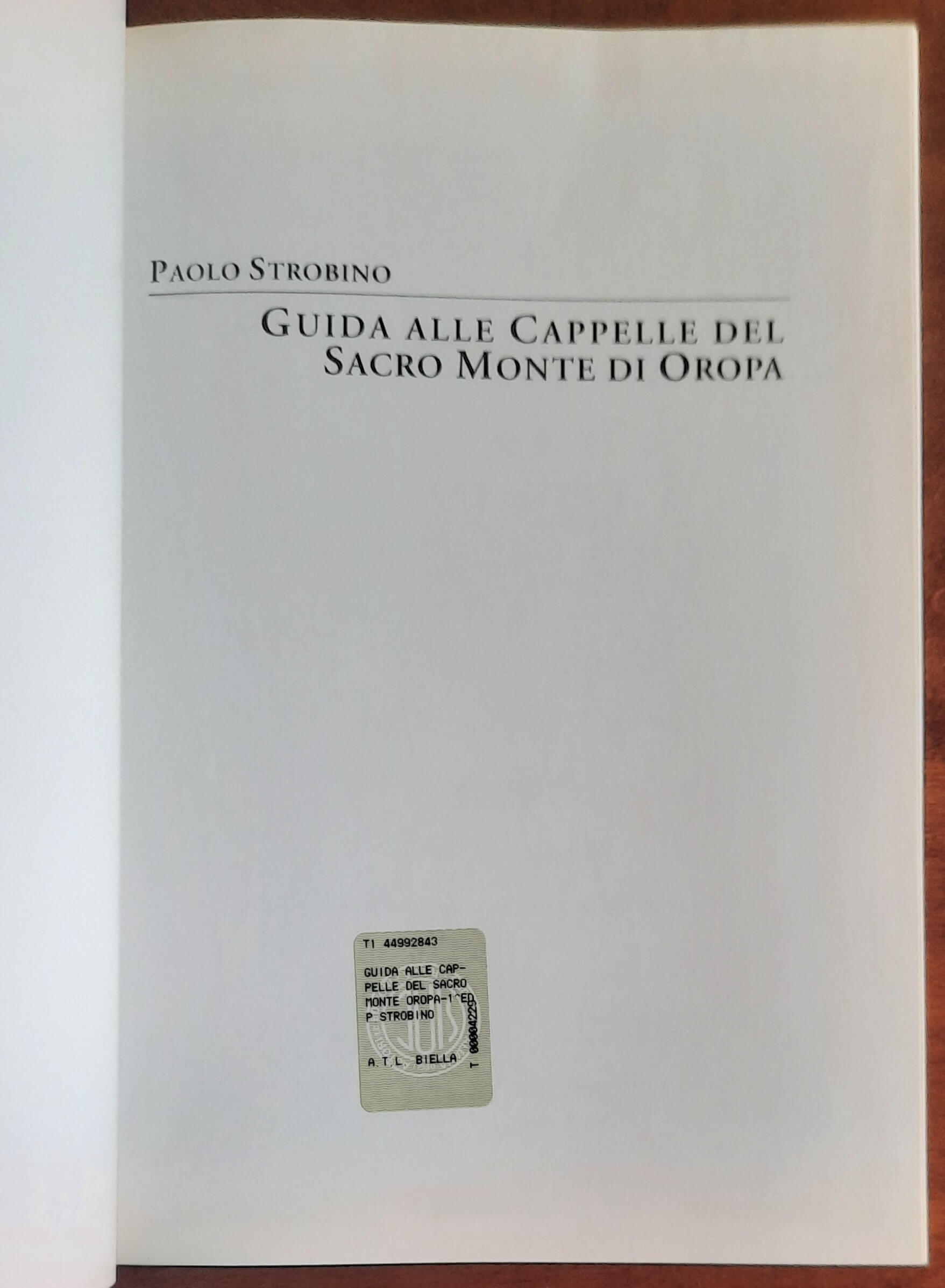 Guida alle Cappelle del Sacro Monte di Oropa