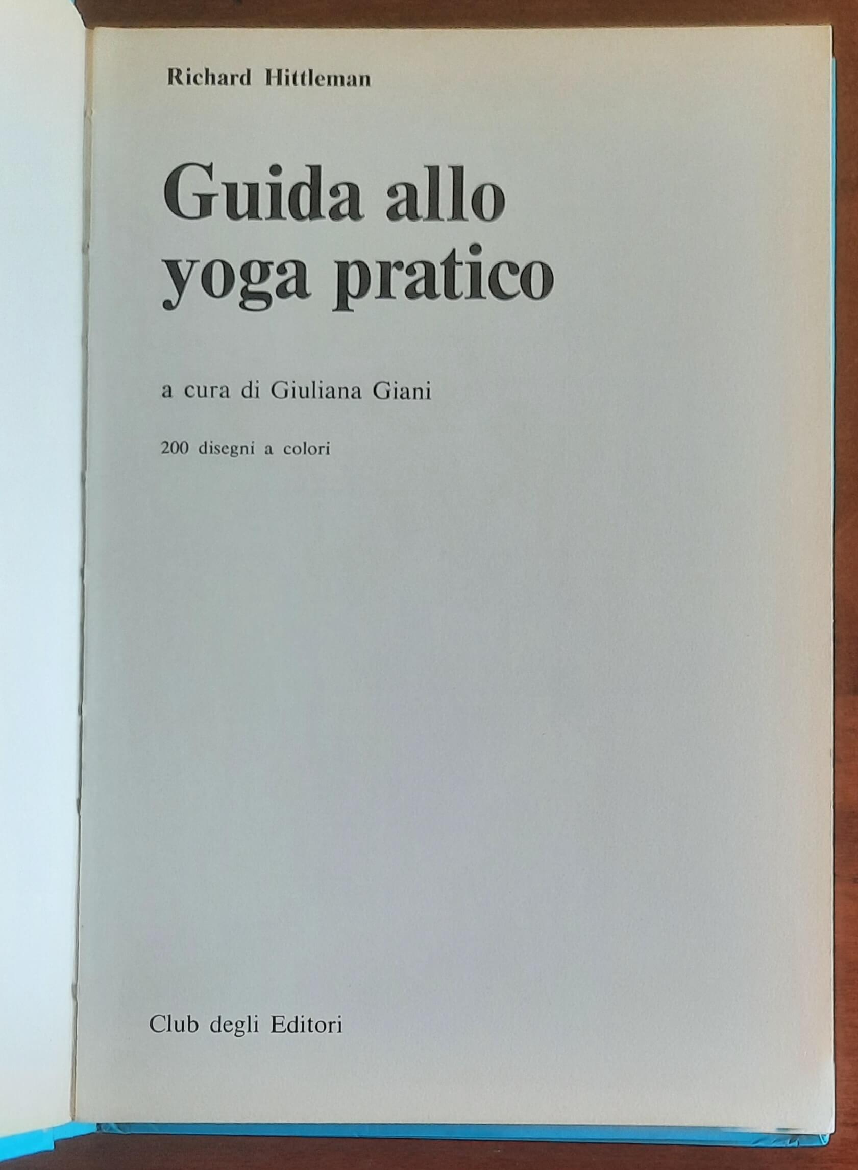 Guida allo Yoga pratico - Richard Hittleman - CDE