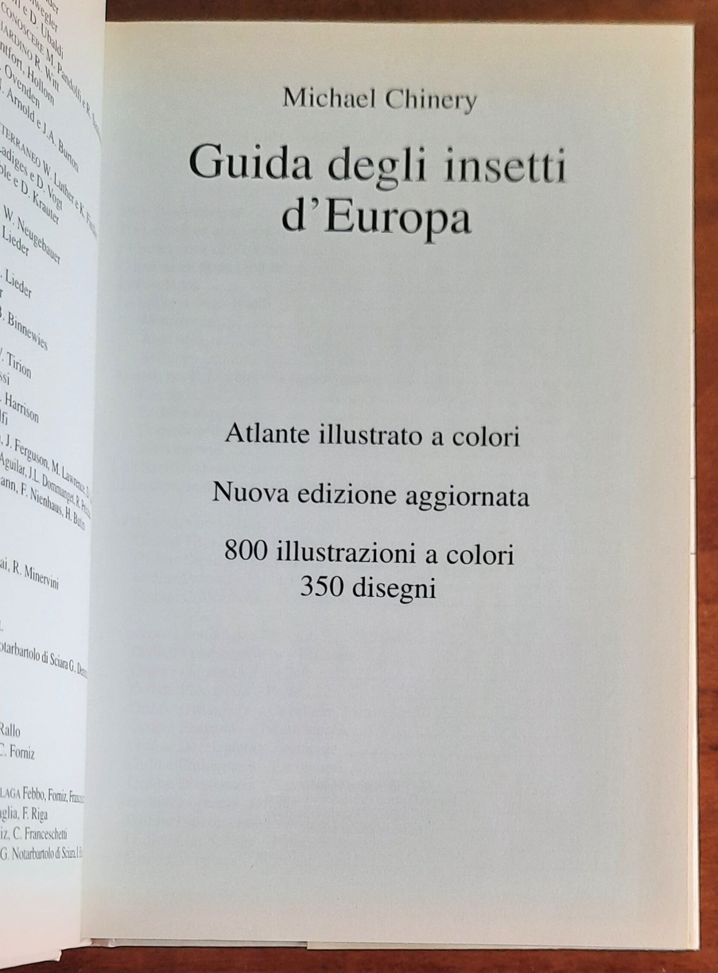 Guida degli insetti d’Europa - di Michael Chinery