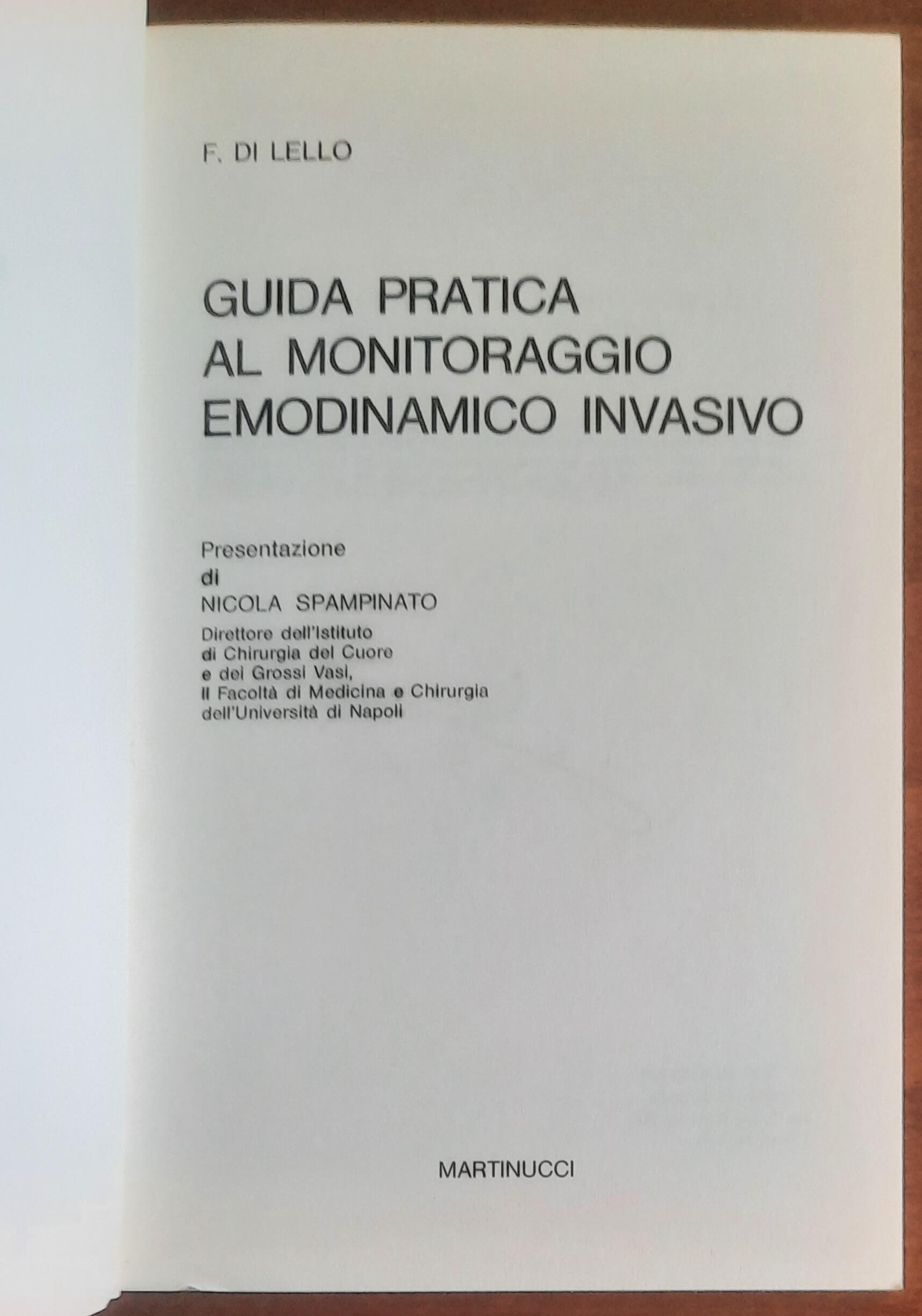 Guida pratica al monitoraggio emodinamico invasivo