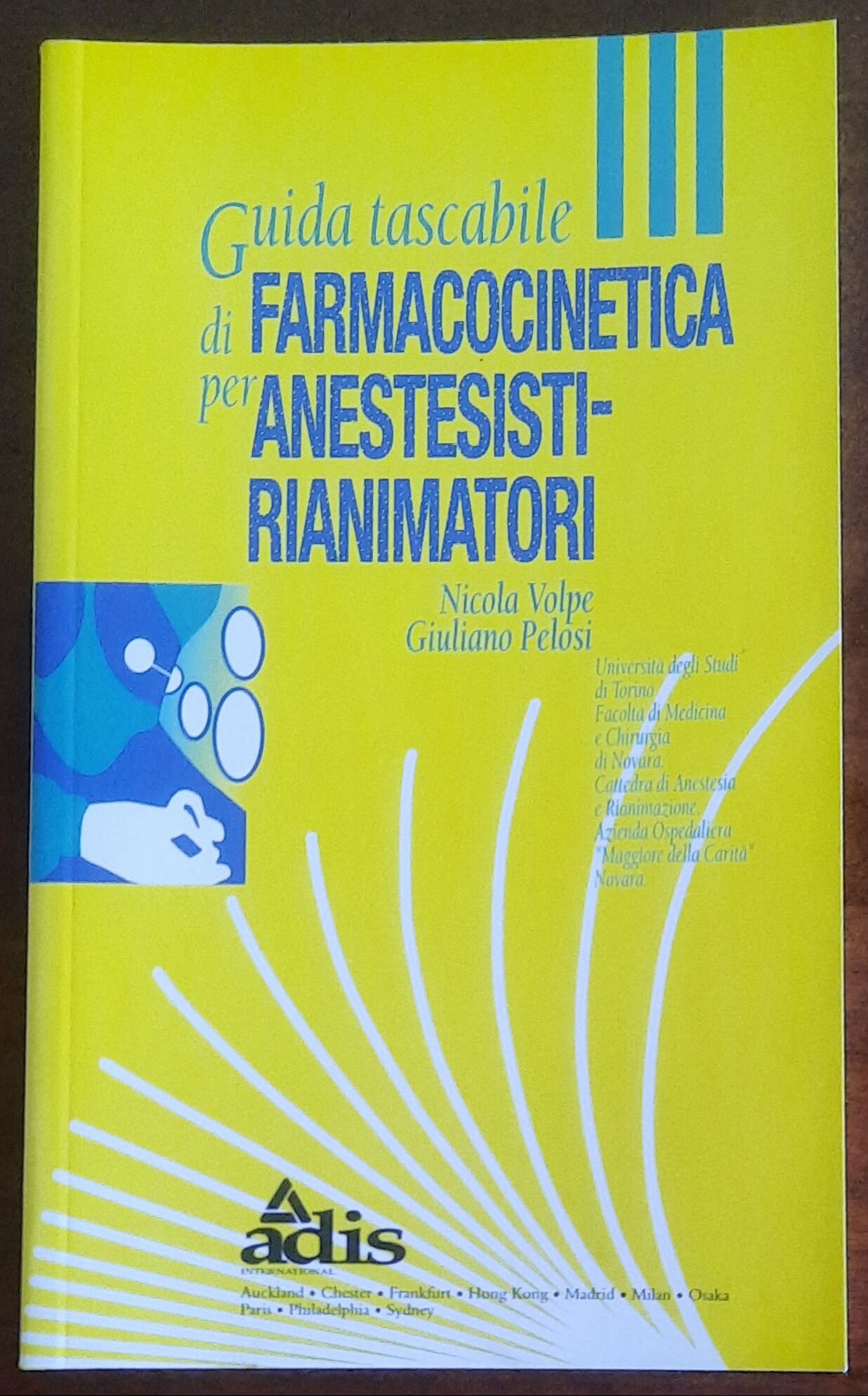 Guida tascabile di farmacocinetica per anestesisti-rianimatori