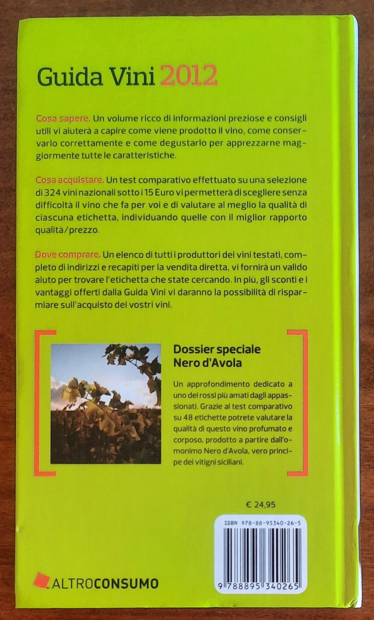 Guida vini 2012 - Altroconsumo Nuove Edizioni