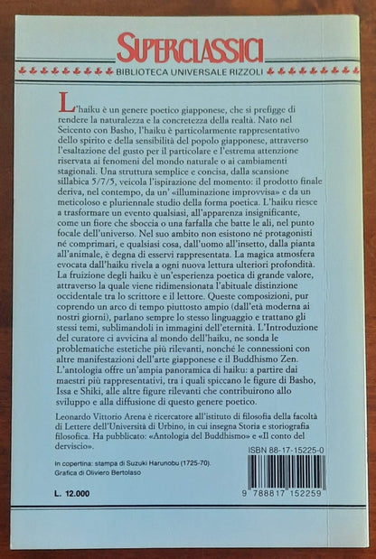 Haiku. Ducento haiku dei più rappresentativi poeti giapponesi