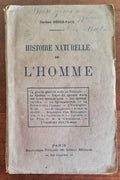 Histoire naturelle de l’homme - Bibliotheque Populaire Des Sciences Medicales