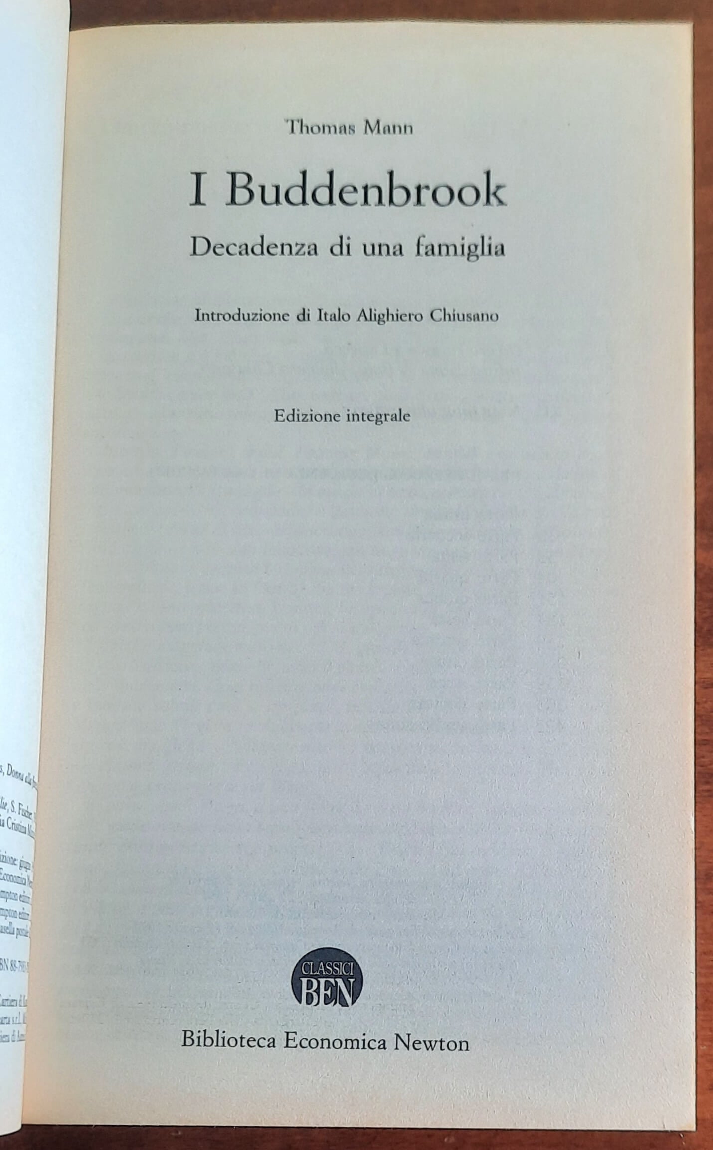 I Buddenbrook. Decadenza di una famiglia - di Thomas Mann