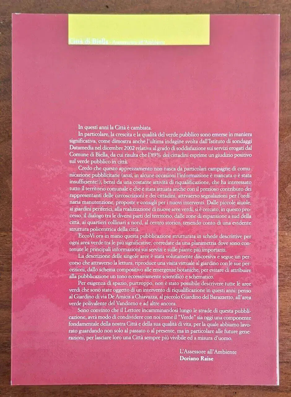 I Giardini di Biella - Eventi & Progetti Editore