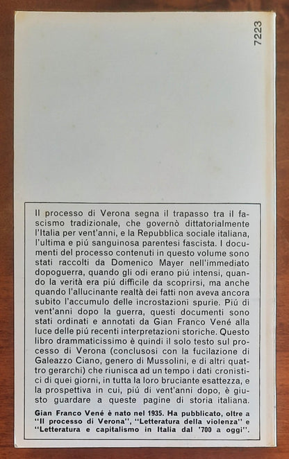 Il processo di Verona. La storia, le cronache, i documenti, le testimonianze