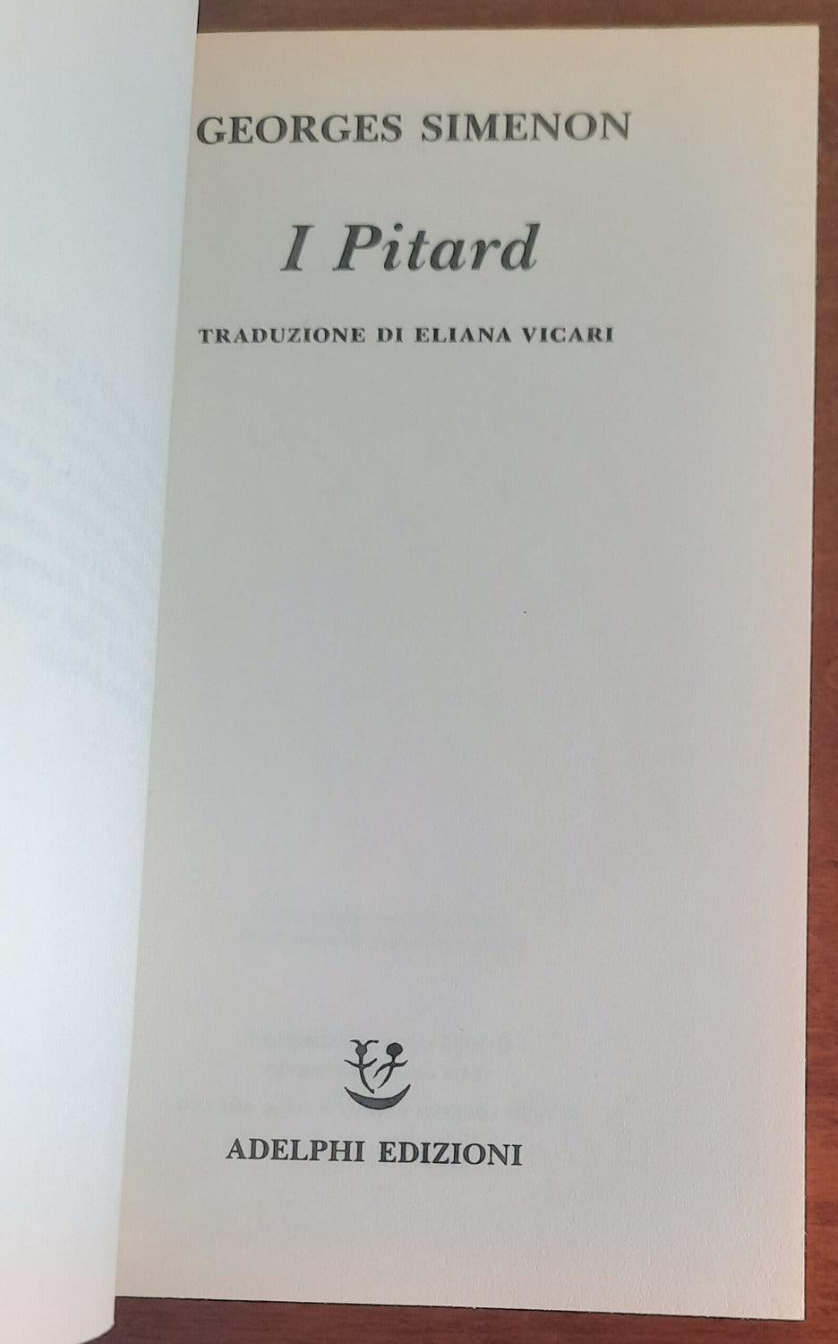 I Pitard - di Georges Simenon - Libreria Biellese