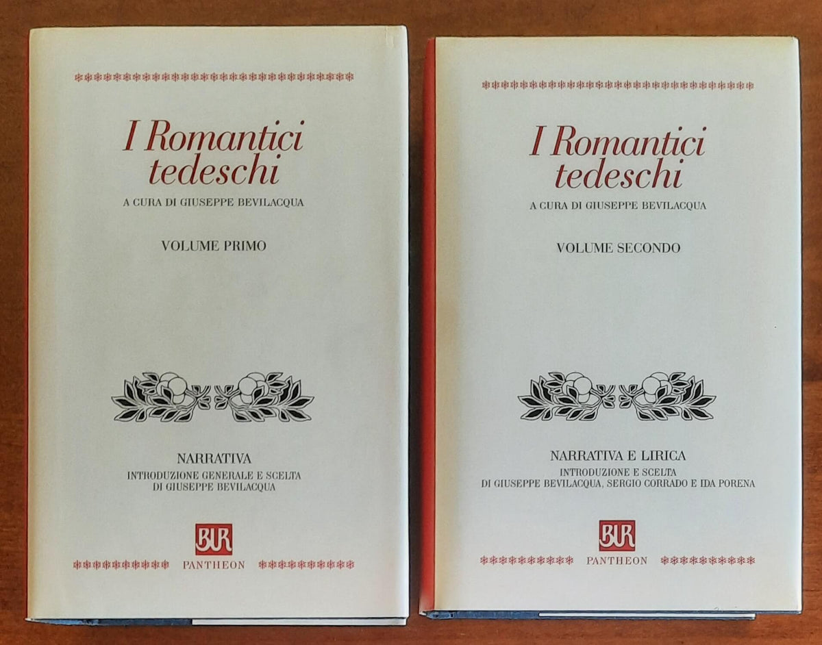 I Romantici tedeschi - in due vol. (Narrativa + Narrativa e Lirica) - B.U.R.
