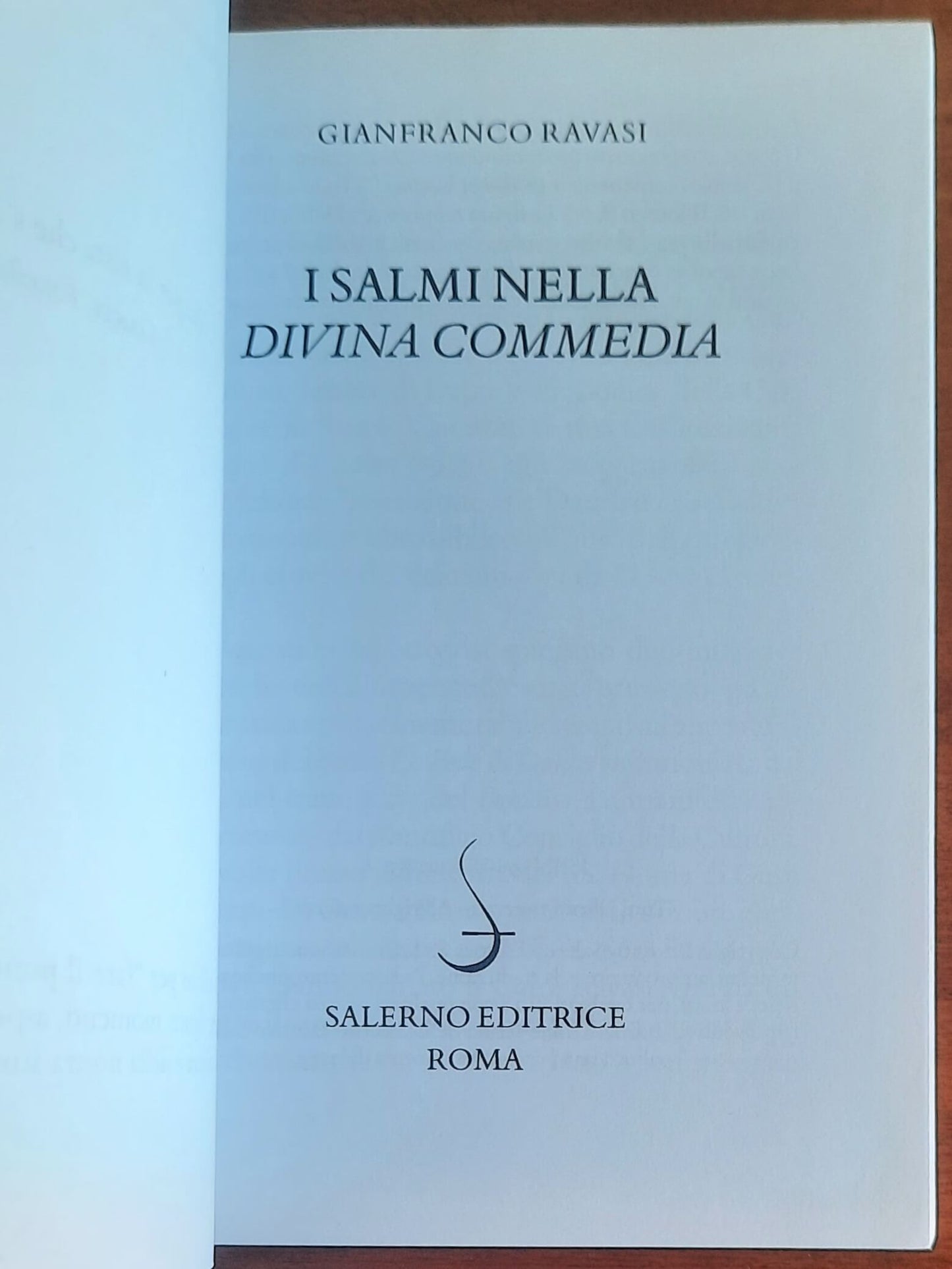 I Salmi nella Divina Commedia - Gianfranco Ravasi - Salerno Editrice