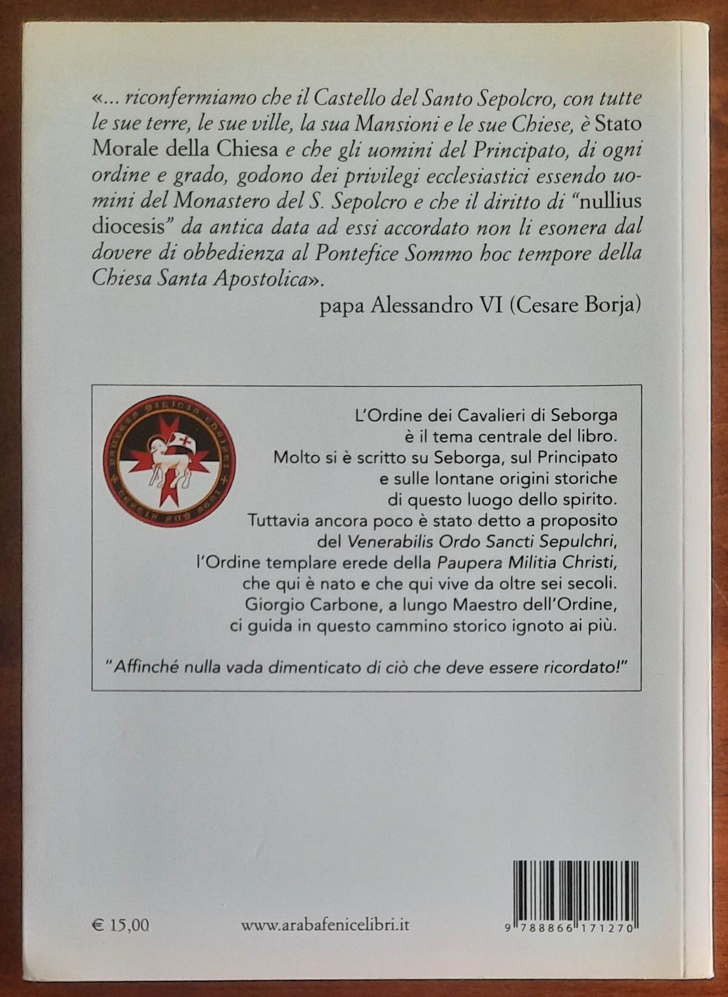 I Templari a Seborga - Araba Fenice