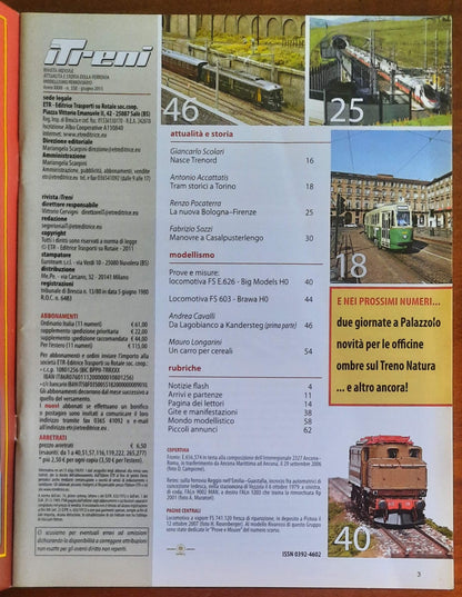 I Treni - n. 338 - giugno 2011 - Etr Editrice Trasporti Su Rotaie