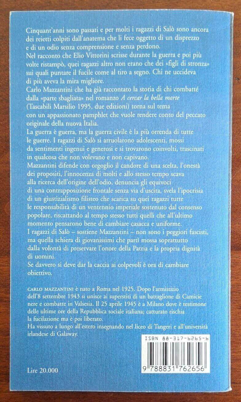 I balilla andarono a Salò: l’armata degli adolescenti che pagò il conto della Storia