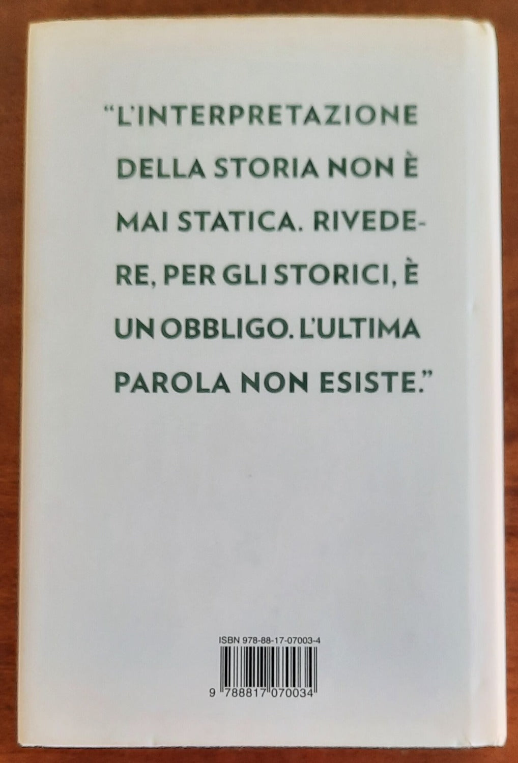 I conti con la storia. Per capire il nostro tempo di Paolo Mieli - Rizzoli - 2013