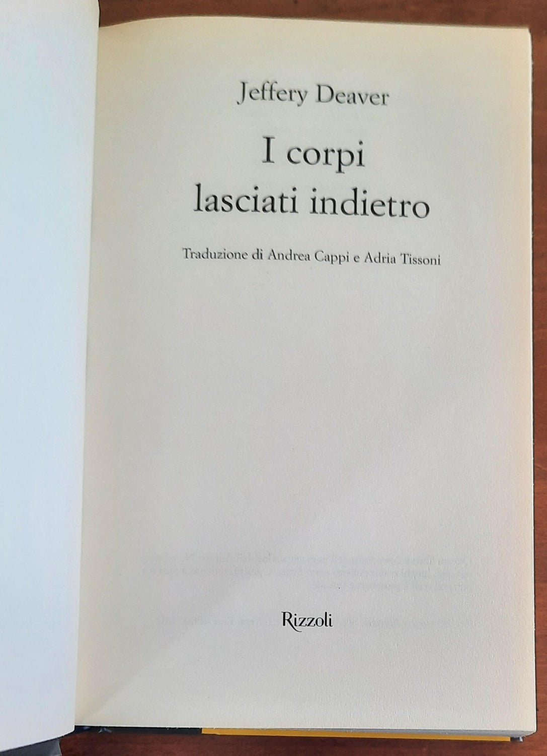 I corpi lasciati indietro