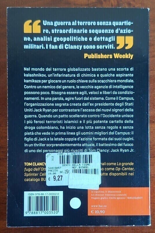 I denti della tigre - Tom Clancy - BUR