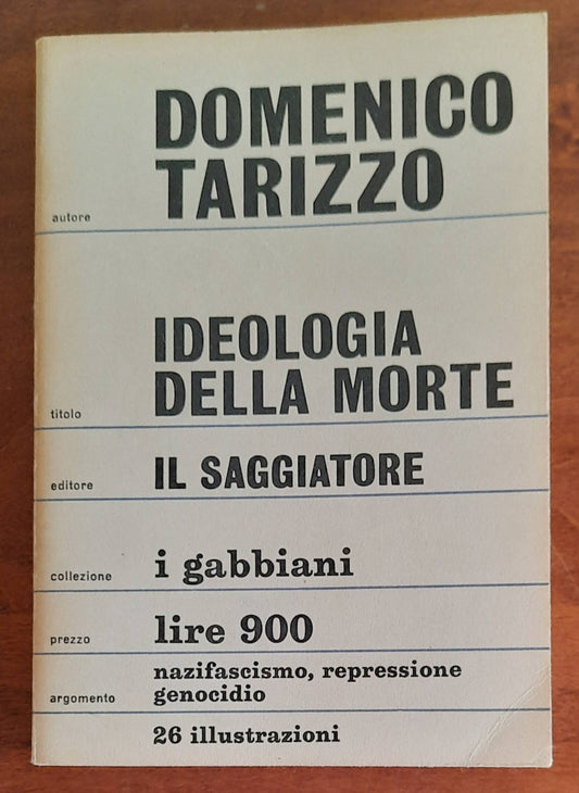 Ideologia della morte - Il Saggiatore