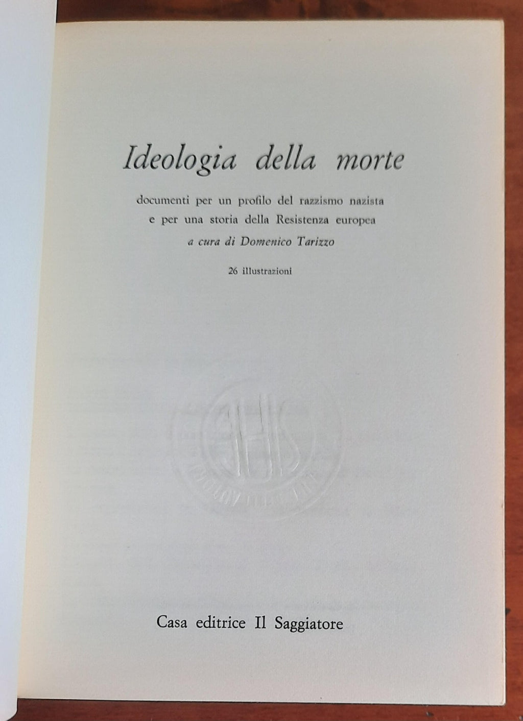 Ideologia della morte - Il Saggiatore - Libreria Biellese