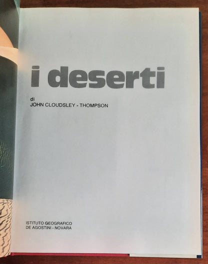 I deserti - De Agostini - 1980