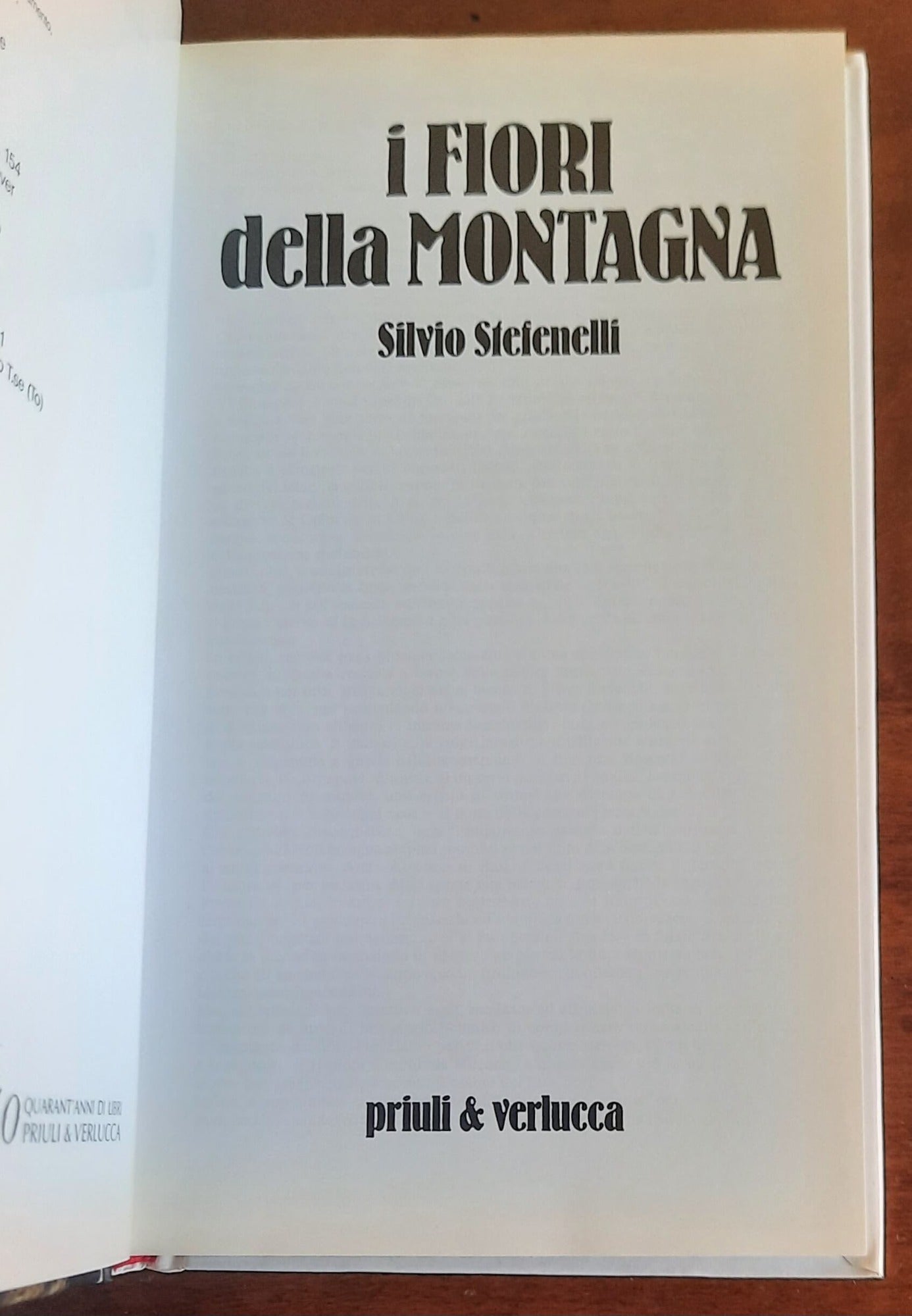 I fiori della montagna - Priuli e Verlucca Editori