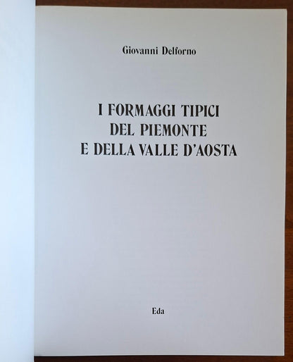 I formaggi tipici del Piemonte e della Valle d'Aosta